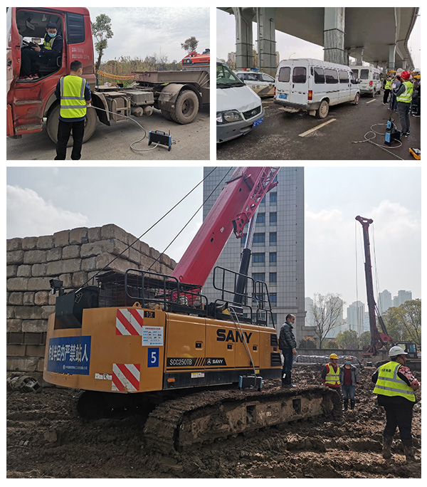 路檢路查和非道路檢測現場(chǎng)